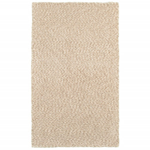 Homeroots Home Decor 7' x 10' Modern Soft Tan Indoor Area Rug