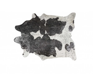 72" x 84" Silver Black & White Cowhide Rug - 4512822747996 72" x 84" Silver Black & White Cowhide Rug - 4512822747996