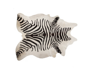 5' X 7' Zebra Stripe Black And White Natural Cowhide Area Rug - 614486173761 5' X 7' Zebra Stripe Black And White Natural Cowhide Area Rug - 614486173761