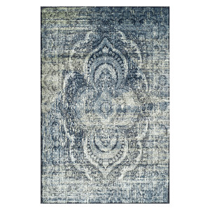 Homeroots Home Decor 9' x 12' Abstract Power Loom Distressed Stain Resistant Area Rug, Taupe