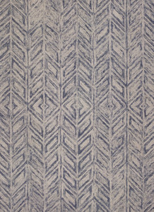 2'x4' Blue Hand Tufted Herringbone Indoor Accent Rug - 4512822802046 2'x4' Blue Hand Tufted Herringbone Indoor Accent Rug - 4512822802046
