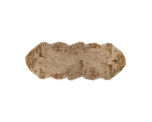 24" x 72" x 1.5" Tan Faux Sheepskin - Rug - 4512822747798
