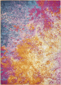 5’ x 7’ Abstract Brights Sunburst Area Rug - 4512822819846 5’ x 7’ Abstract Brights Sunburst Area Rug - 4512822819846
