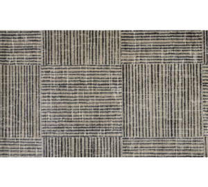 2' x 4' Modern Geo Lines in Squares Washable Floor Mat - 808230093287 2' x 4' Modern Geo Lines in Squares Washable Floor Mat - 808230093287