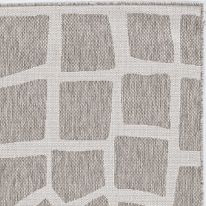 3' x 5' Ivory or Grey Polypropylene Area Rug - 4512822921723 3' x 5' Ivory or Grey Polypropylene Area Rug - 4512822921723
