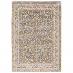 2' X 3' Beige And Ivory Area Rug
