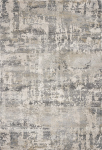 3' X 5' Gray And Tan Abstract Area Rug Polypropylene