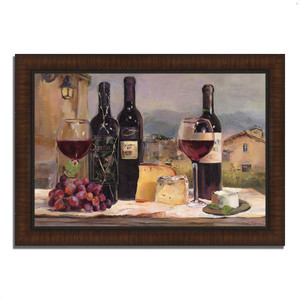 Villa Reds 15 Brown Picture Frame Print Wall Art - 606114238614 Villa Reds 15 Brown Picture Frame Print Wall Art - 606114238614