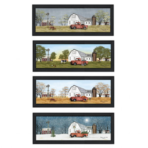 Set Of Four Billy Jacobs Four Seasons Collection VII 4-Piece 2 Black Framed Print Wall Art - 606114043904 Set Of Four Billy Jacobs Four Seasons Collection VII 4-Piece 2 Black Framed Print Wall Art - 606114043904