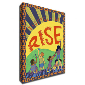 Together We Rise Wrapped Canvas Print Wall Art - 606114566953 Together We Rise Wrapped Canvas Print Wall Art - 606114566953