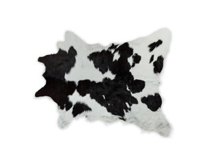 24" X 36" Black And White Calfskin - Area Rug - 614486172818 24" X 36" Black And White Calfskin - Area Rug - 614486172818