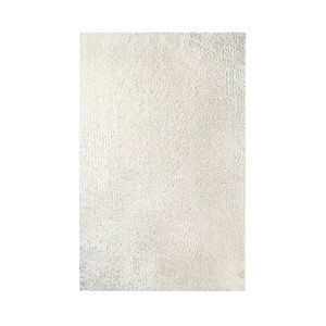 4' X 6' Ivory Shag Handmade Area Rug