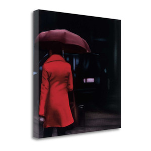 Lady In Red 5 Wrapped Canvas Print Living Room Wall Art - 606114259800 Lady In Red 5 Wrapped Canvas Print Living Room Wall Art - 606114259800