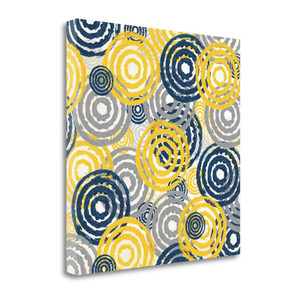 New Circles 1 Wrapped Canvas Print Living Room Wall Art - 606114326465 New Circles 1 Wrapped Canvas Print Living Room Wall Art - 606114326465