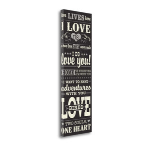 L O V E III Wrapped Canvas Print Living Room Wall Art - 606114425809 L O V E III Wrapped Canvas Print Living Room Wall Art - 606114425809