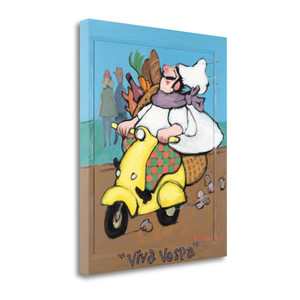 Viva Vespa 2 Wrapped Canvas Print Wall Art - 606114294115 Viva Vespa 2 Wrapped Canvas Print Wall Art - 606114294115