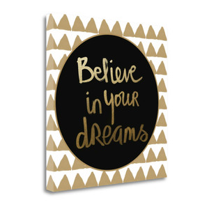 Dreams Gold 1 Wrapped Canvas Print Living Room Wall Art - 606114384588 Dreams Gold 1 Wrapped Canvas Print Living Room Wall Art - 606114384588