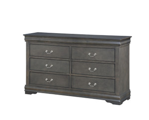 15" X 57" X 33" Dark Gray Wood Dresser - 4512839708942 15" X 57" X 33" Dark Gray Wood Dresser - 4512839708942