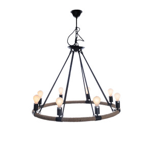 32" x 37" x 32" 8 Bulbs Rope Pendant Lamp - 4512839553740 32" x 37" x 32" 8 Bulbs Rope Pendant Lamp - 4512839553740