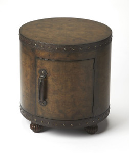 Homeroots Living Room Old World Map Duffel Table