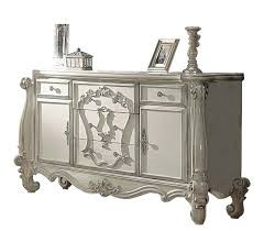 70" X 21" X 38" Bone White Wood Dresser - 4512839430706