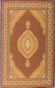 Homeroots Home Decor 3' x 20' Red and Beige Medallion Runner Rug