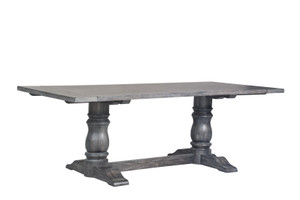 88" X 40" X 30" Weathered Gray Dining Table - 614486163595 88" X 40" X 30" Weathered Gray Dining Table - 614486163595