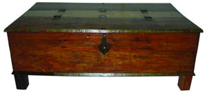 Homeroots Brown Toned Wooden Coffee Table