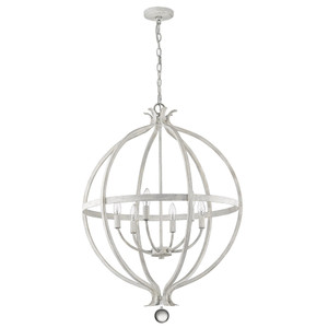 Callie 6-Light Country White Pendant - 808230007413 Callie 6-Light Country White Pendant - 808230007413