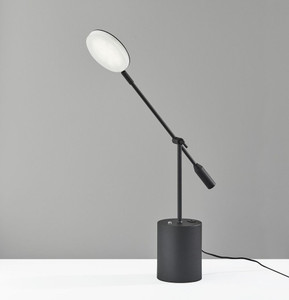 Three Color Adjustable Floor Lamp Black Metal Saucer LED - 4512839455327 Three Color Adjustable Floor Lamp Black Metal Saucer LED - 4512839455327