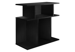 11.75" x 23.75" x 23.75" Black Particle Board Laminate Accent Table - 4512822769240