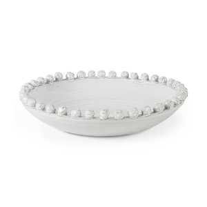 Off White Ceramic Centerpiece Bowl - 808230023239