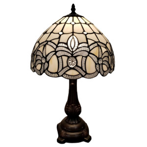 19" Tiffany Style Antique Vintage Table Lamp - 606114647836