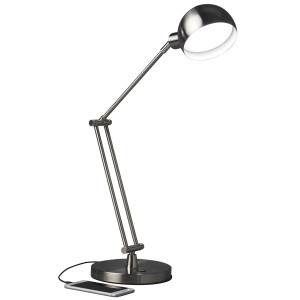 Brushed Nickel LED Adjustable Desk Lamp - 808230105096