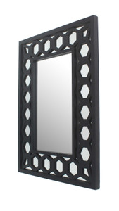 40 X 30 X 2 Black Vintage Dressing - Mirror - 689805007652 40 X 30 X 2 Black Vintage Dressing - Mirror - 689805007652