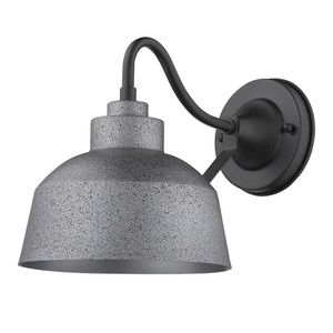 Barnes 1-Light Gray Wall Light - 808230011007