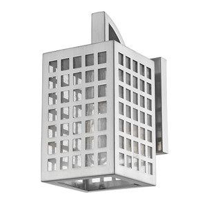 Letzel 1-Light Satin Nickel Wall Light - 808230011182