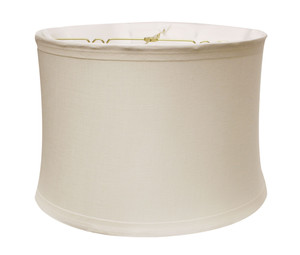 Snow Linen Drum Lamp Shade