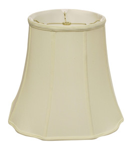 18" Ivory Premium Octagon Monay Shantung Lampshade - 606114553793