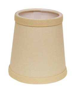 4" Parchment Biege Set of 6 Chandelier Linen Lampshades - 606114558132 4" Parchment Biege Set of 6 Chandelier Linen Lampshades - 606114558132