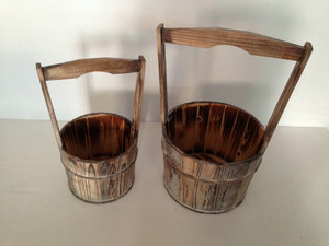 "10 X 10" Brown, Wood Garden Planter - 2 Piece - 689805005092 "10 X 10" Brown, Wood Garden Planter - 2 Piece - 689805005092