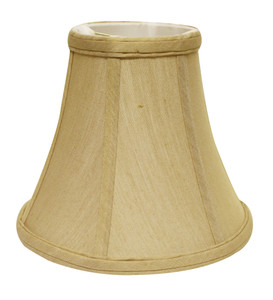 12" Pale Brown Premium Bell No Slub Lampshade - 606114552628