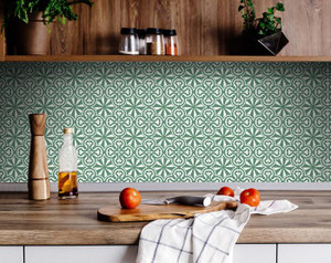 6" X 6" Glenda Sage Removable Peel and Stick Tiles - 808230087187