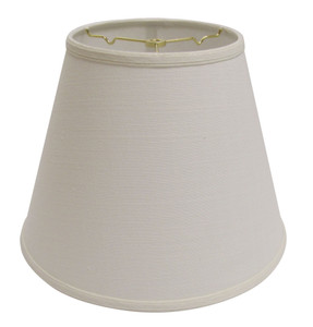 18" White Empire Deep Slanted Linen Lampshade - 606114557166 18" White Empire Deep Slanted Linen Lampshade - 606114557166