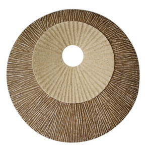 1 X 14 X 14 Brown Round Ribbed Wall Plaque - 689805005405 1 X 14 X 14 Brown Round Ribbed Wall Plaque - 689805005405