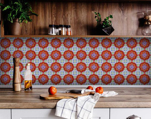 7" X 7" Sage Terra Removable Peel and Stick Tiles - 808230085343