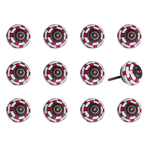 1.5" X 1.5" X 1.5" White Red And Navy Knobs 12 Pack - 614486198405 1.5" X 1.5" X 1.5" White Red And Navy Knobs 12 Pack - 614486198405