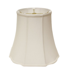 White Monay Shantung Silk Bell Lamp Shade Decor