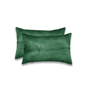 12" X 20" X 5" Verde Cowhide Pillow 2 Pack - 614486174201