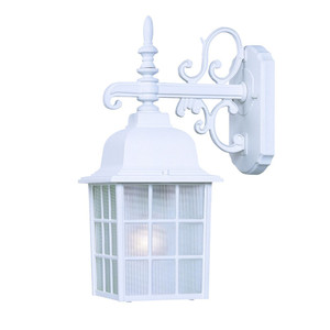 White Window Pane Lantern Wall Light - 808230012233